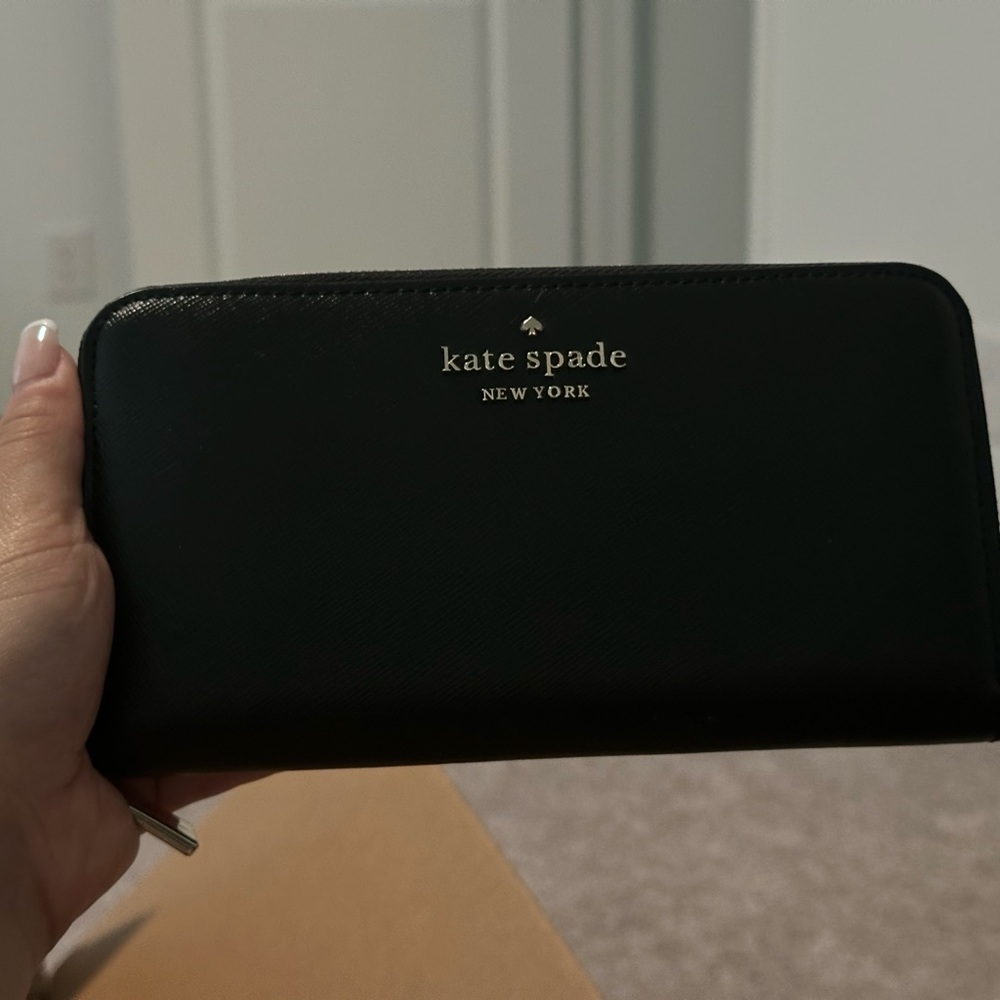 Kate Spade Lg Continental Wallet Black